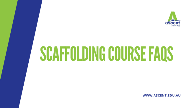 Scaffolding course FAQ's